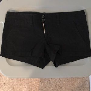 Black Twill shorts